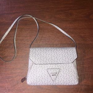 Grey Guess Crossbody Purse